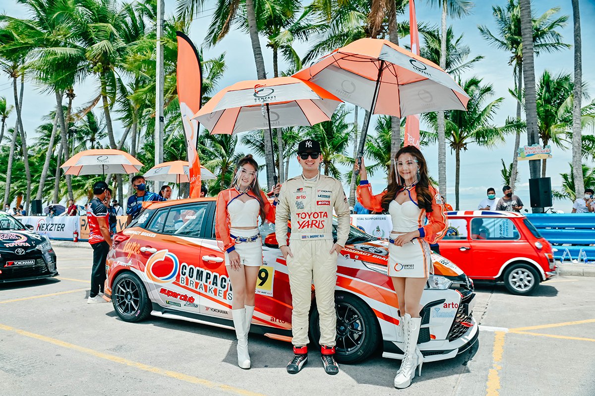 คอมแพ็ค เบรก ส่ง “เจมส์ – ภูริพรรธน์” ดาราหน้าใสขวัญใจสาวๆ ลงประชันความเร็วในรายการ Toyota Gazoo Racing Motorsport 2022