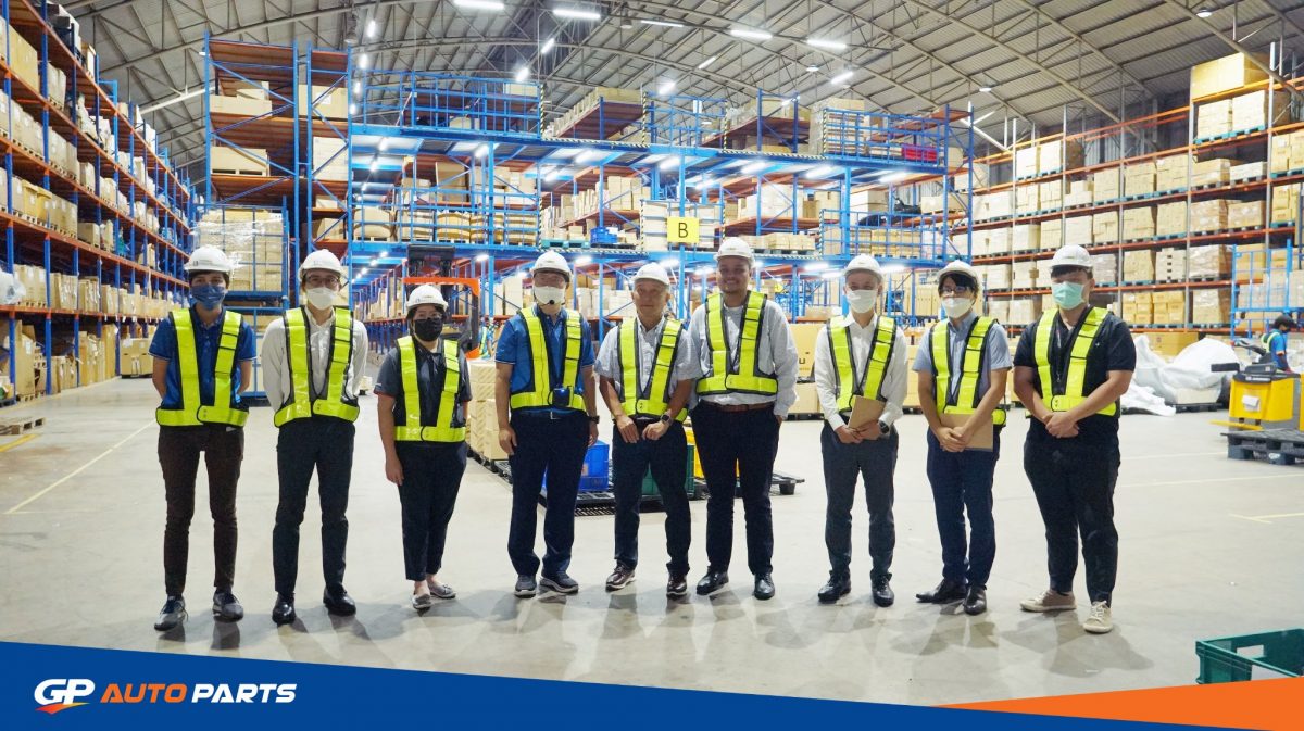เยี่ยมชมระบบคลังสินค้า บริษัท GP Autoparts