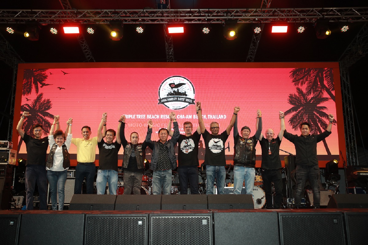 HARLEY-DAVIDSON(R) ประสบความสำเร็จอย่างเต็มพิกัด กับเทศกาล Asia Harley Days(R) ณ หาดชะอำ จังหวัดเพชรบุรี
