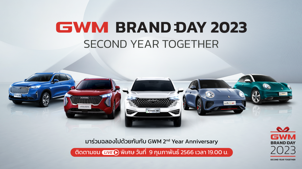 เกรท วอลล์ มอเตอร์ เตรียมฉลองครบรอบ 2 ปีในไทย ประกาศกลยุทธ์ธุรกิจปี 2566 พร้อมทัพรถยนต์ที่จะเปิดตัวในปีนี้