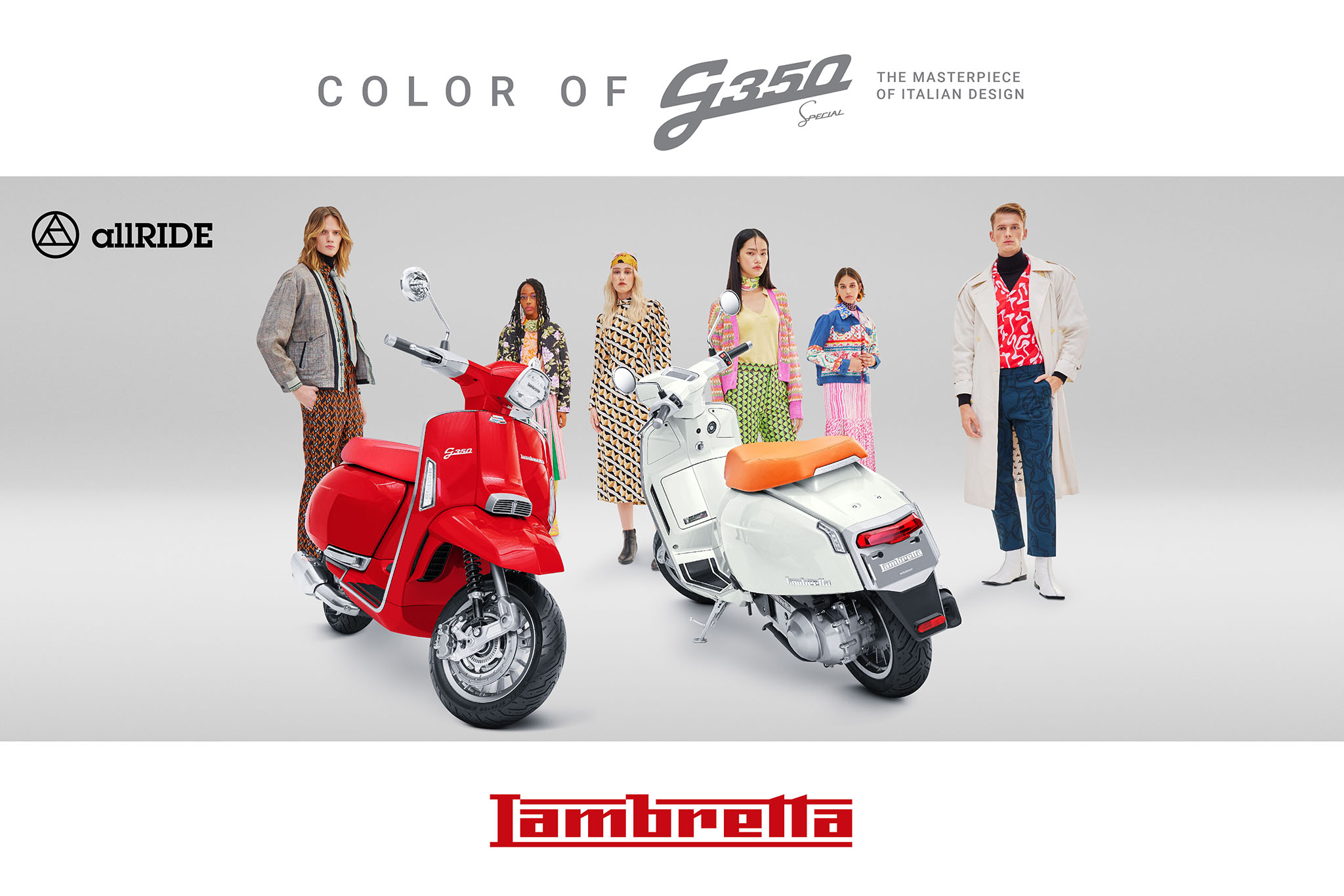 “allRIDE” ขอแนะนำ 2 โมเดล Masterpiece of Milan Lambretta ‘X300 SR’ & ‘G350’ อิตาเลี่ยนคลาสสิกสกู๊ตเตอร์ ที่สาวกไม่ควรพลาด!