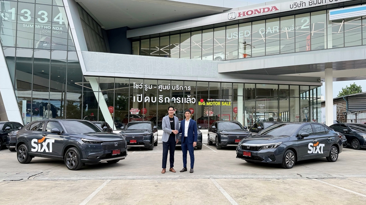 ซัมมิท ฮอนด้า ออโต้โมบิล ส่งมอบรถยนต์ ฮอนด้า รุ่นยอดนิยม 72 คัน เข้าฟลีท ซิกท์ รถเช่า ประเทศไทย พร้อมให้เช่าในราคาเริ่มต้น 699 บาทต่อวัน ตอกย้ำบริการระดับพรีเมียมทั่วประเทศ
