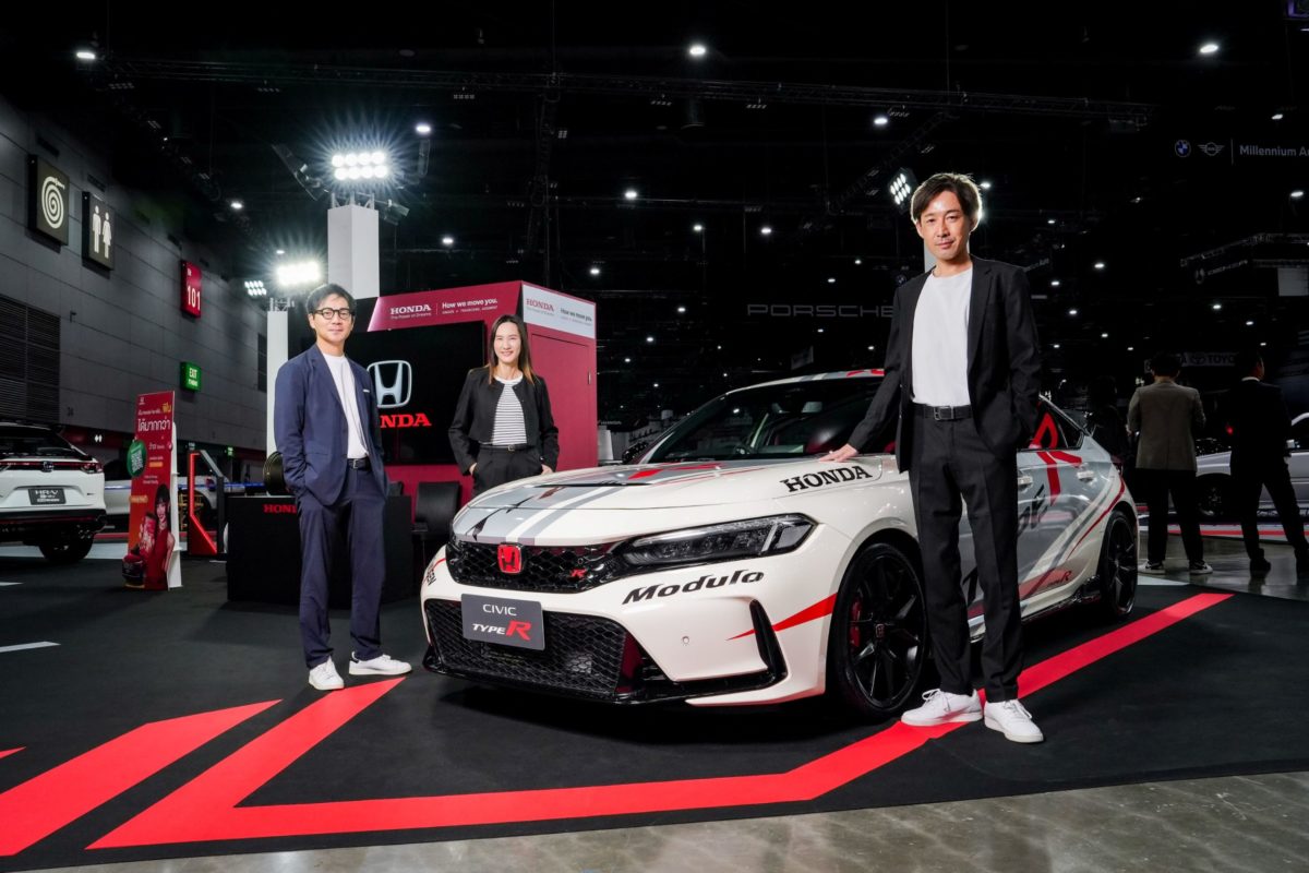 ฮอนด้าเสริมดีเอ็นเอสปอร์ต HR-V e:HEV แต่ง MUGEN-Modulo กับ Civic Type R ใน Bangkok Auto Salon 2025