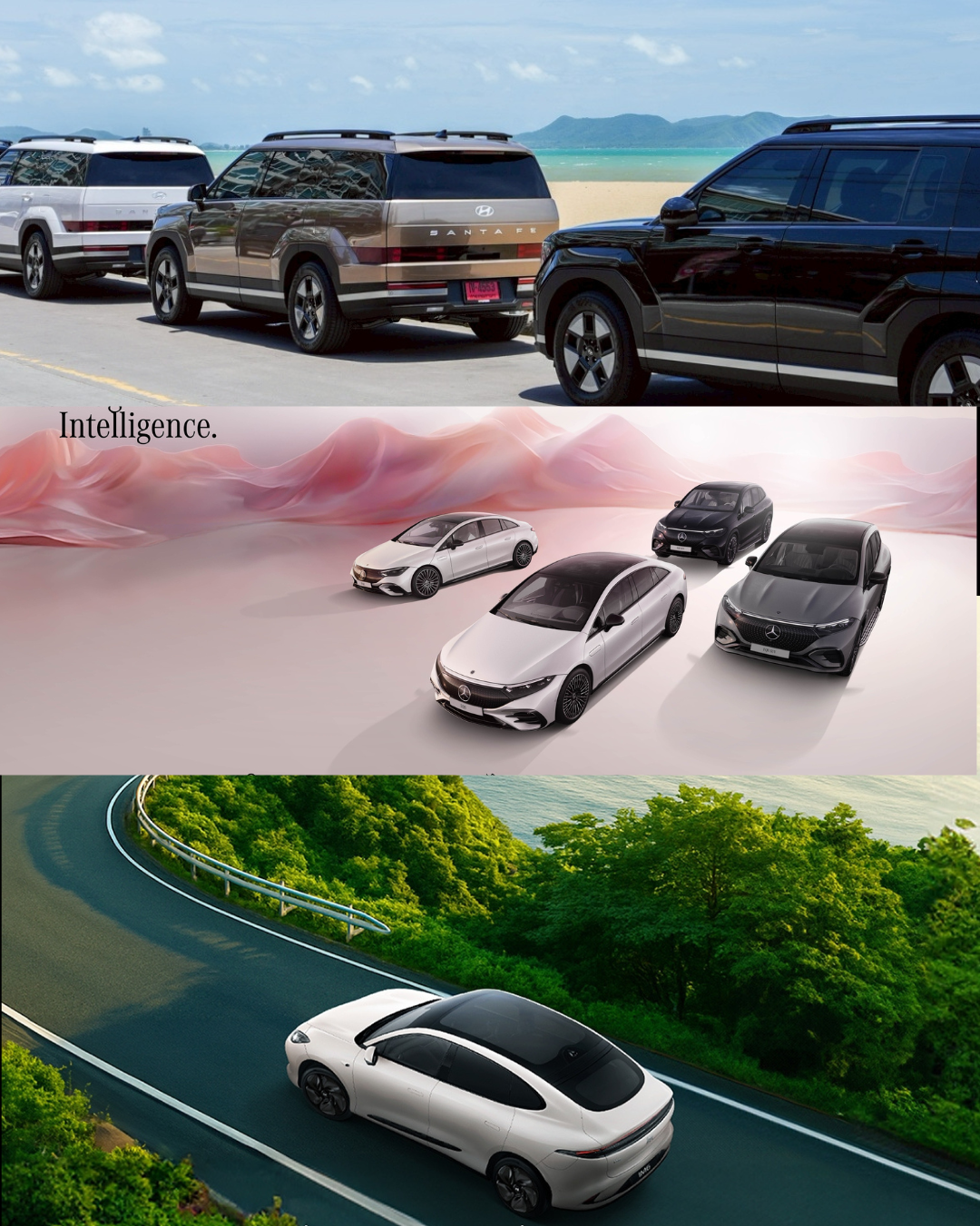 รถใหม่น่าสนใจประจำเดือนสิงหาคม: Mercedes-Benz EQE ลดราคาแรง, Hyundai SANTA FE SUV ไฮบริดสุดเทพ และ MG IM6 ตัวท็อป Long Range