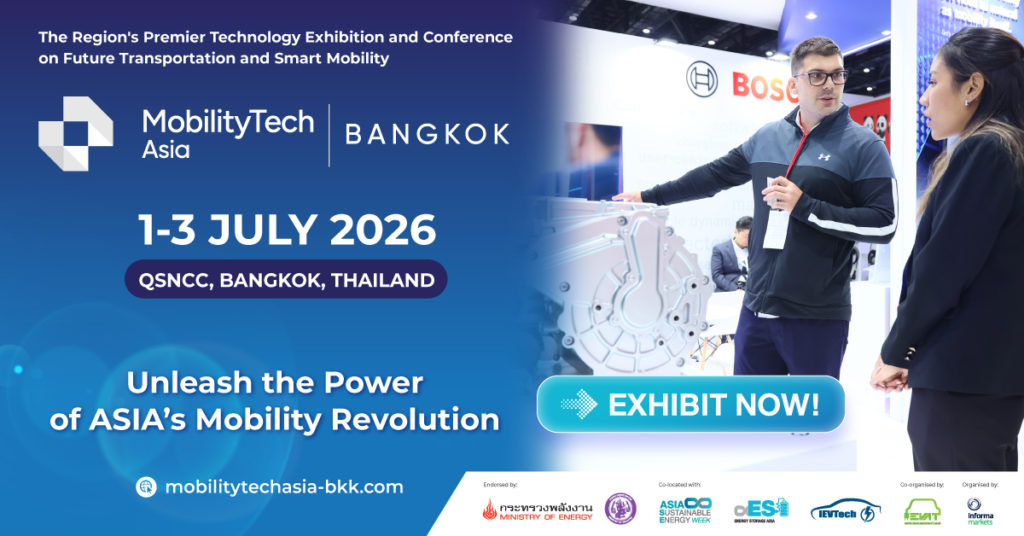 งาน MobilityTech Asia – Bangkok (MTAB) 2026 จุดหมายสำคัญของอุตสาหกรรมยานยนต์อัจฉริยะ