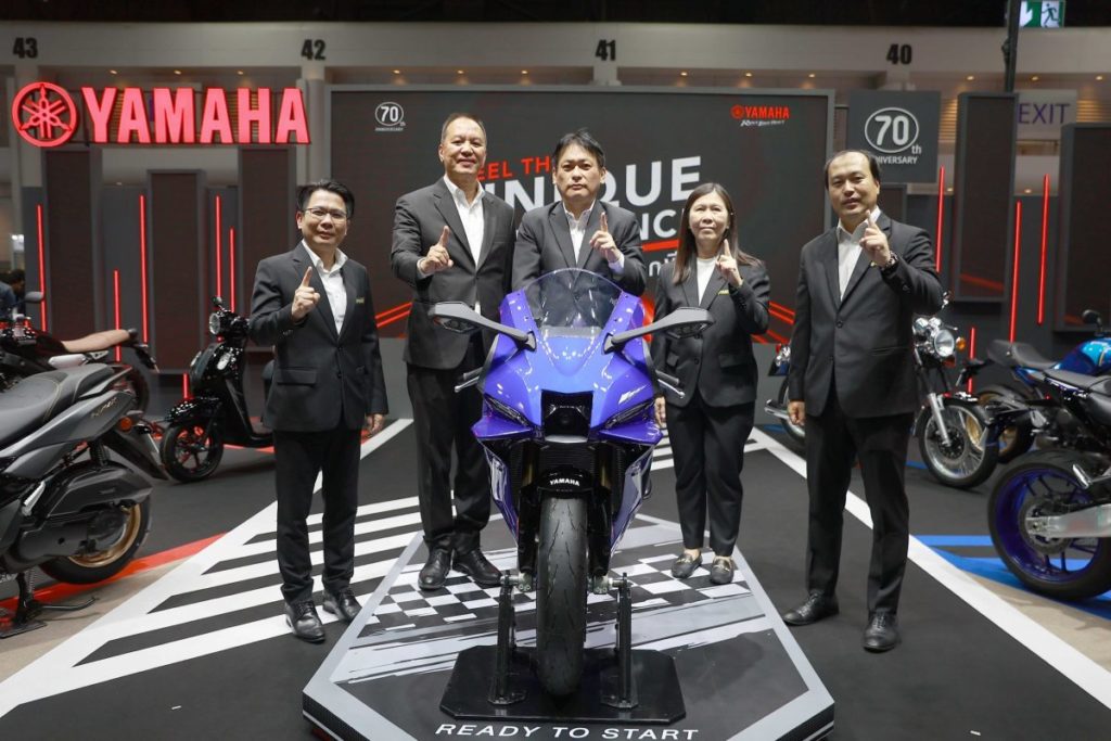 ยามาฮ่าเปิดบูธ “YAMAHA FEEL THE UNIQUE EXPERIENCE” ส่งบิ๊กไบค์ 3 รุ่นใหม่ พร้อมจัดเต็มโปรโมชันแรงส่งท้ายปี ในงาน MOTOR EXPO 2025