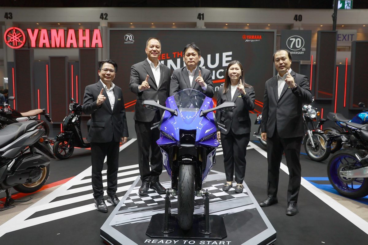ยามาฮ่าเปิดบูธ “YAMAHA FEEL THE UNIQUE EXPERIENCE” ส่งบิ๊กไบค์ 3 รุ่นใหม่ พร้อมจัดเต็มโปรโมชันแรงส่งท้ายปี ในงาน MOTOR EXPO 2025