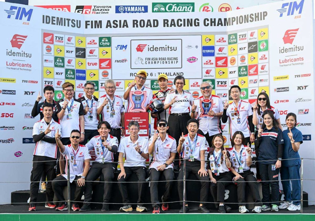 “ฮอนด้า เรซซิ่ง ไทยแลนด์” ระเบิดผลงานกวาด “ดับเบิ้ลวินเนอร์” โฮมเรซ