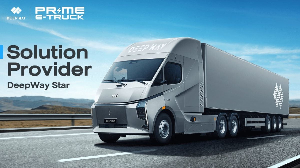 Prime E Truck ผนึกกำลัง DeepWay แบรนด์หัวลากไฟฟ้าล้ำสมัย