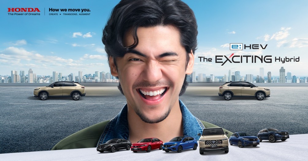 ฮอนด้า ตอกย้ำแบรนด์ผู้นำรถไฮบริด ผ่านแคมเปญ Honda e:HEV – The EXCITING Hybrid สื่อสารจุดเด่นระบบฟูลไฮบริด