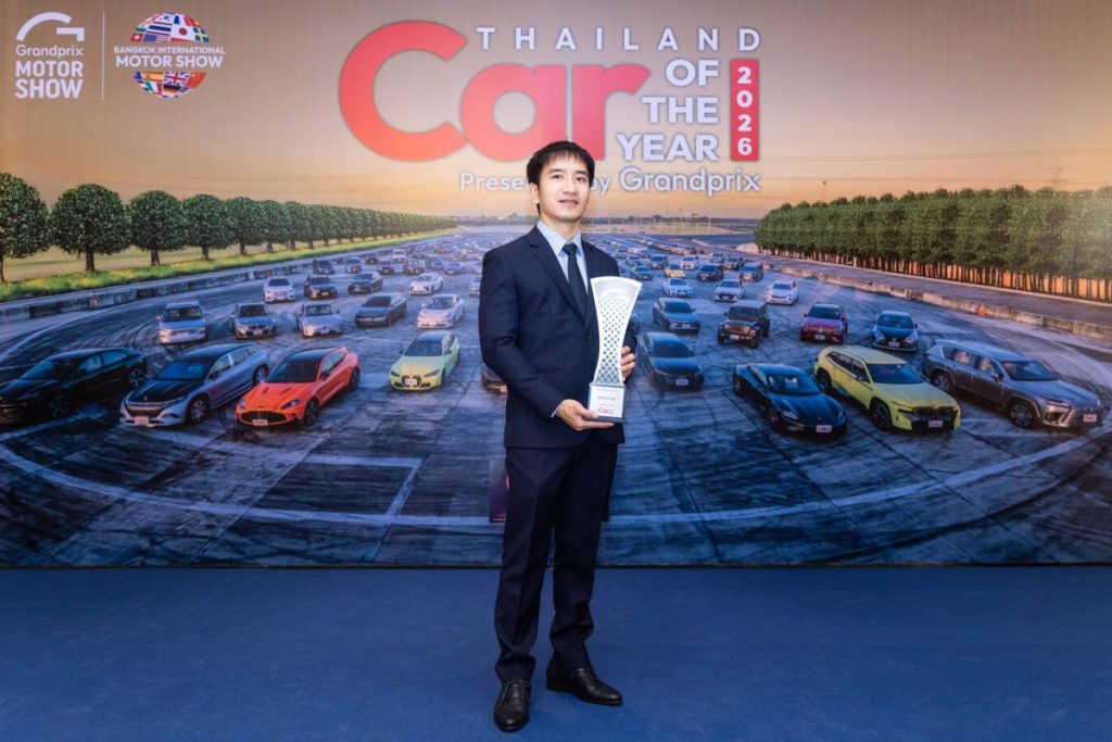 บริดจสโตน คว้ารางวัล “BEST SELLING TYRE โดยกรังด์ปรีซ์” 28 ปีซ้อน จากเวที CAR & BIKE OF THE YEAR 2026 ตอกย้ำความเป็นผู้นำในตลาดยางรถยนต์ไทย