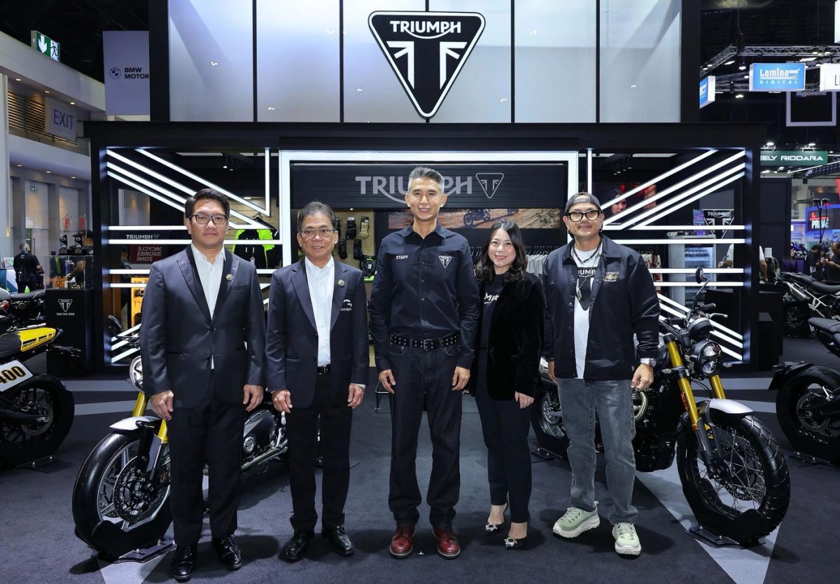 ไทรอัมพ์ มอเตอร์ไซเคิลส์ ส่งรถจักรยานยนต์ 6 รุ่นใหม่ อวดโฉมในงาน มอเตอร์โชว์ 2026