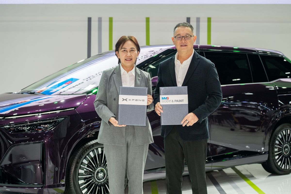 เอ็กซ์เผิง ประเทศไทย แต่งตั้ง เอ็มเอ็มเอส บอดี้ แอนด์ เพ้นท์ เป็นศูนย์บริการซ่อมสีและตัวถังยานยนต์ไฟฟ้าอัจฉริยะระดับพรีเมียม-ไฮเทค
