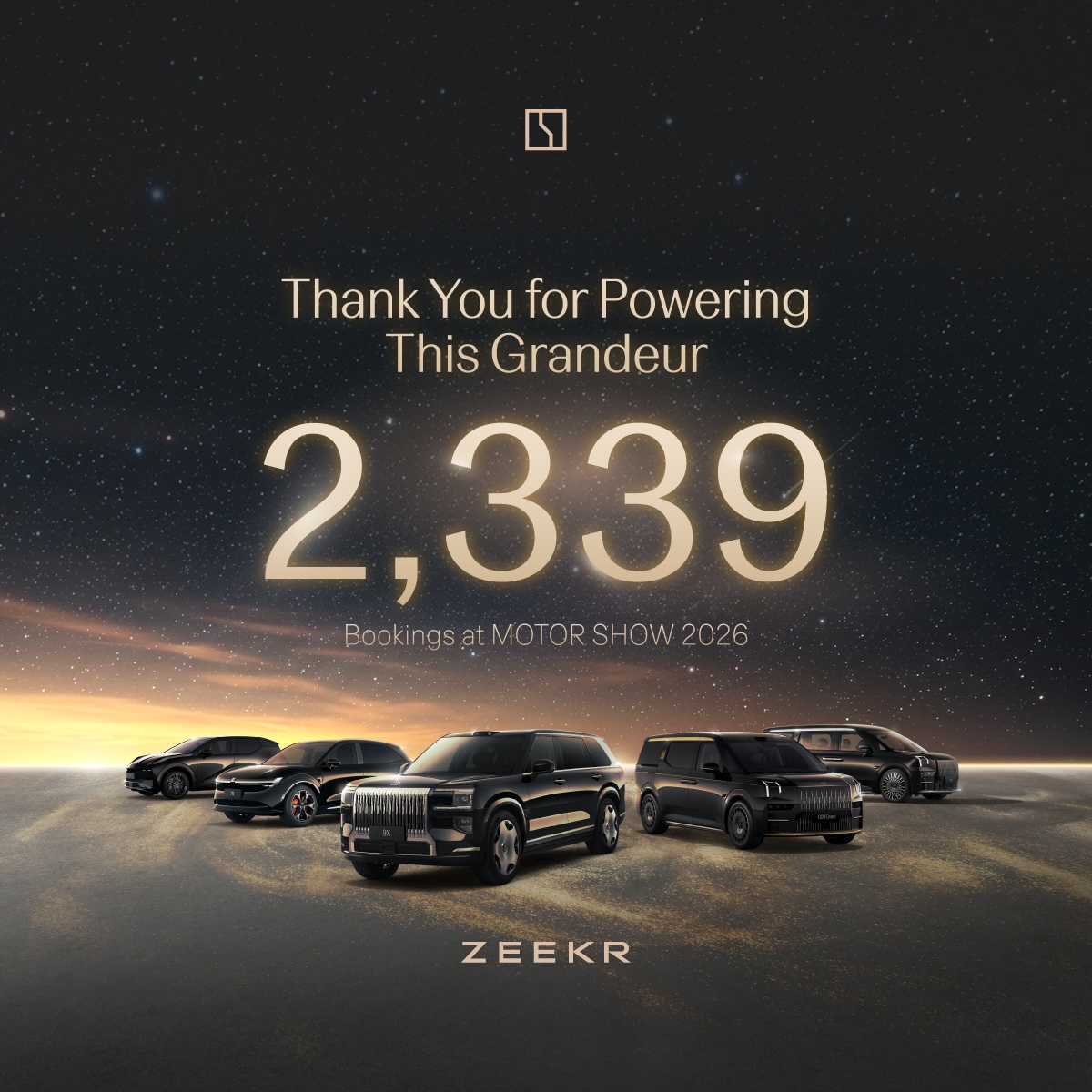 ZEEKR ปิดฉากมอเตอร์โชว์อย่างทรงพลัง ด้วยยอดจองเติบโต 95% พร้อมกระแสตอบรับล้นหลาม
