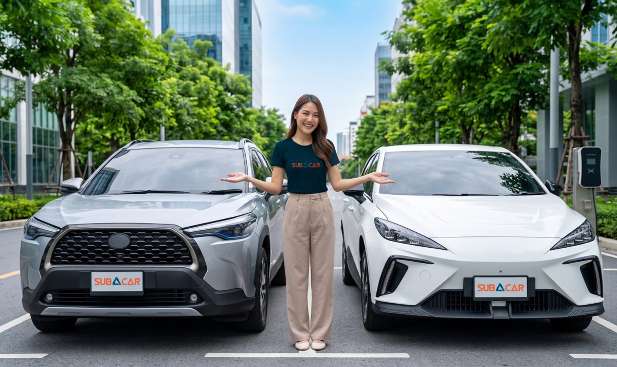 SUB A CAR เพิ่มพอร์ตรถยนต์พลังงานทางเลือก ตอบรับเทรนด์การเดินทางยุคใหม่ เสริมทัพ HEV และ BEV ยกระดับประสบการณ์เช่ารถ ตอบโจทย์ทุกไลฟ์สไตล์